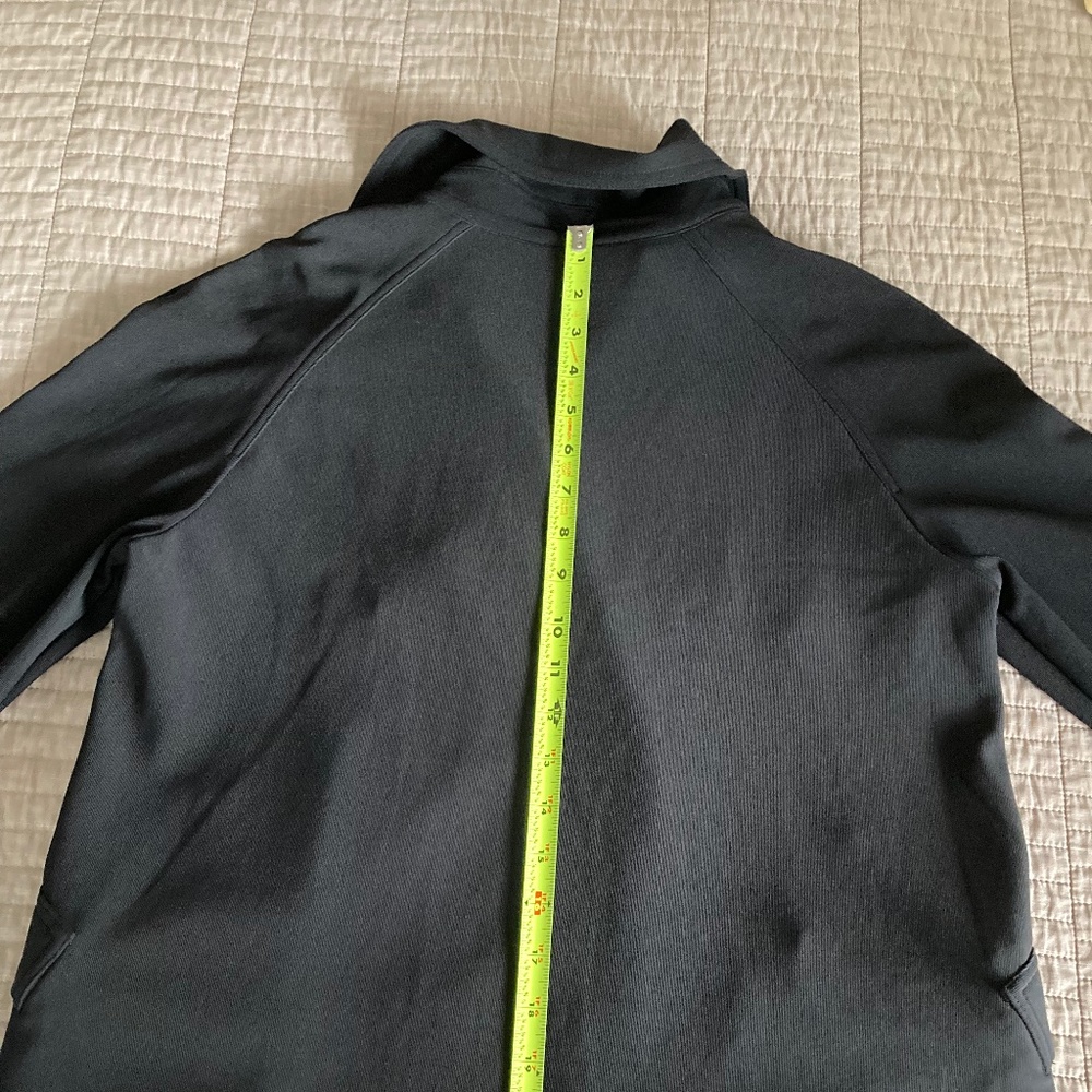 Double Breasted Jacket w Gathered Cuffs Travel Collection NEW NEVER WORN - Picture 14 of 16